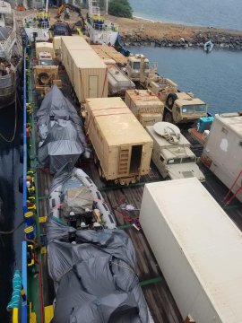 تفاصيل المؤتمر الصحفي لمتحدث قوات صنعاء حول سفينة الشحن العسكرية الإماراتية (صور)
